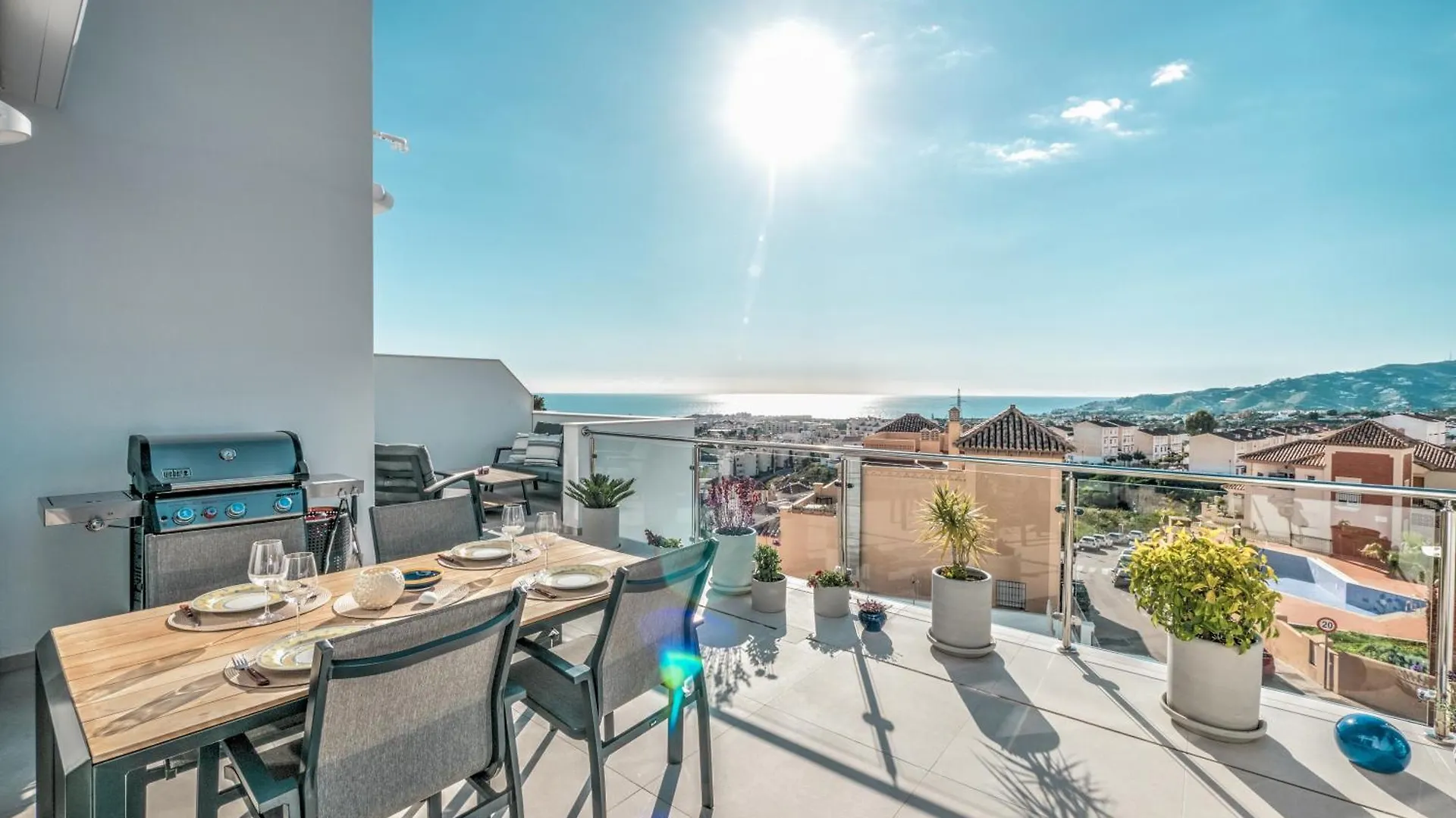 Holiday home Luxurious Townhouse With View, 3 Terraces And Pool Villa Nerja Spain